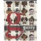 Hipster Dogs Shower Curtain 70x90