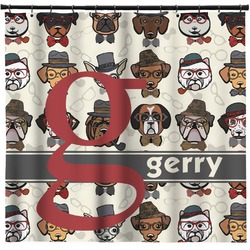 Hipster Dogs Shower Curtain - Custom Size (Personalized)