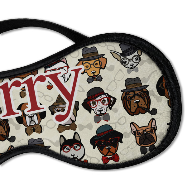 Hipster Dogs Sleeping Eye Mask - DETAIL Large