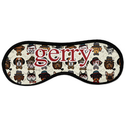 Hipster Dogs Sleeping Eye Masks - Large (Personalized)