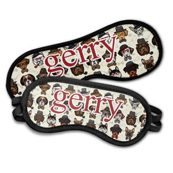 Hipster Dogs Sleeping Eye Masks (Personalized)