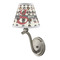 Hipster Dogs Small Chandelier Lamp - LIFESTYLE (on wall lamp)