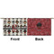 Hipster Dogs Small Zipper Pouch Approval (Front and Back)