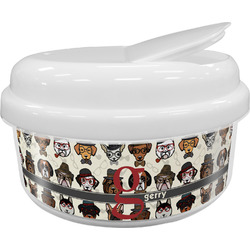 Hipster Dogs Snack Container (Personalized)