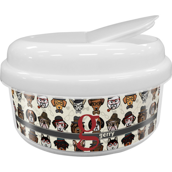 Custom Hipster Dogs Snack Container (Personalized)