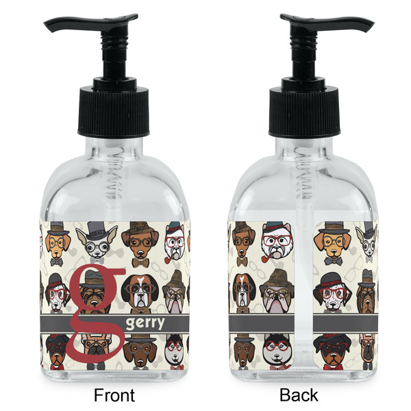 Hipster Dogs Glass Soap/Lotion Dispenser - Approval