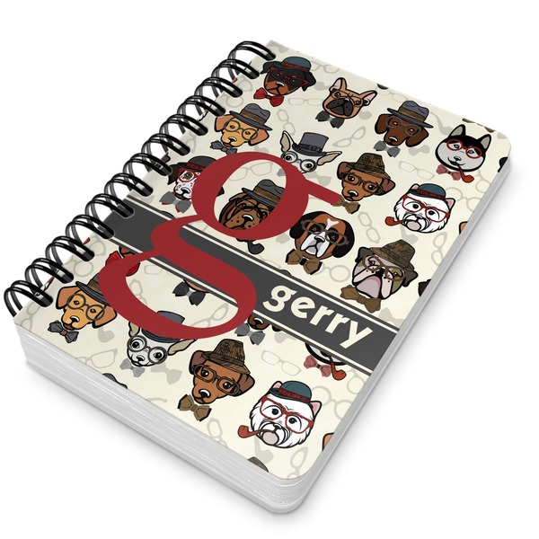 Hipster Dogs Spiral Journal 5 x 7 - Main
