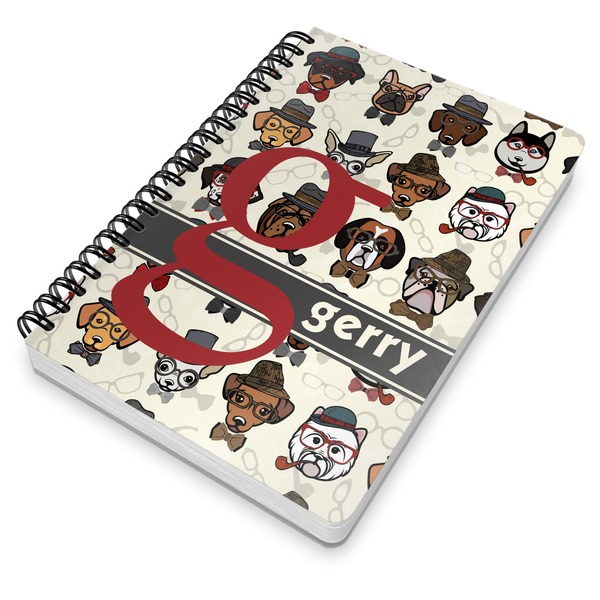 Hipster Dogs Spiral Journal 7 x 10 - Main