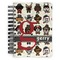 Hipster Dogs Spiral Journal Small - Front View