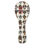 Hipster Dogs Ceramic Spoon Rest (Personalized)