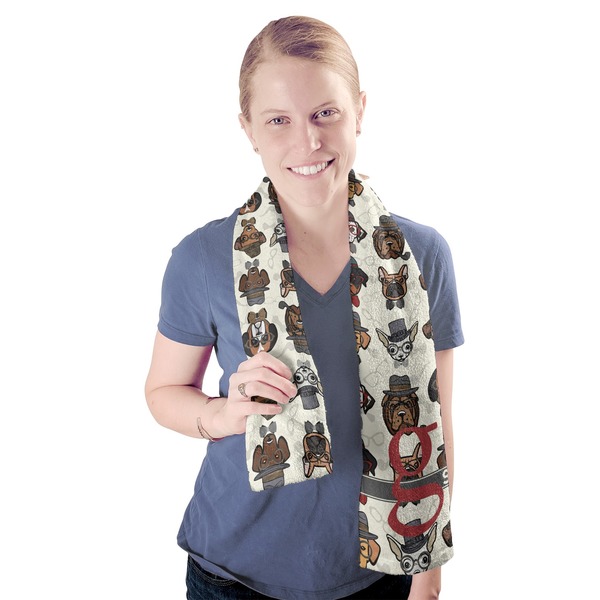 Hipster Dogs Sport Towel - Exercise use - Model