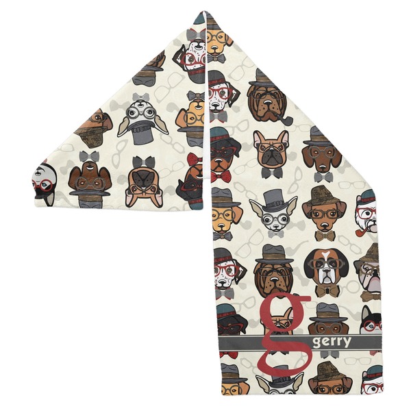 Hipster Dogs Sports Towel Folded - Both Sides Showing