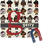 Hipster Dogs Square Fridge Magnet (Personalized)