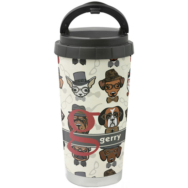 Custom Hipster Dogs Stainless Steel Coffee Tumbler (Personalized)
