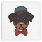 Hipster Dogs Paper Dinner Napkin - Front View