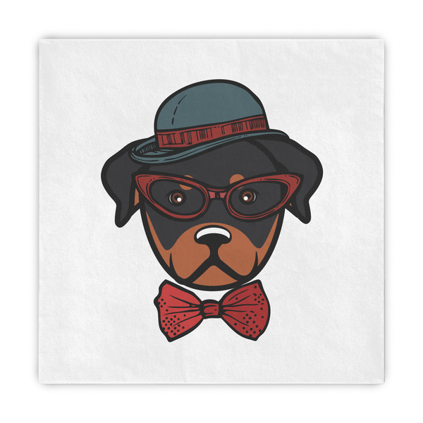 Custom Hipster Dogs Decorative Paper Napkins