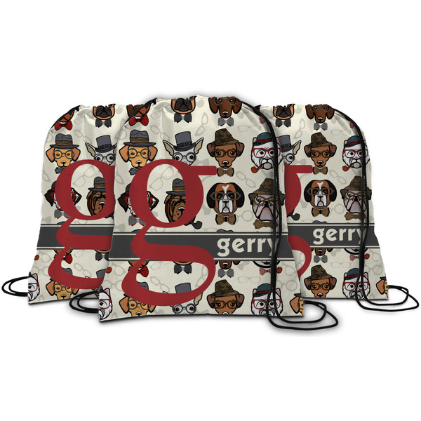 Hipster Dogs String Backpack - MAIN