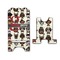 Hipster Dogs Stylized Phone Stand - Front & Back - Large