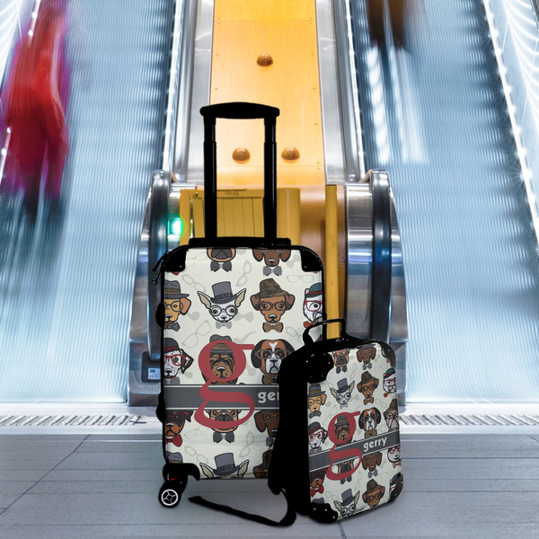 Hipster Dogs Suitcase Set 4 - IN CONTEXT