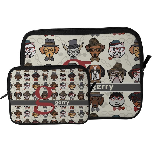 Hipster Dogs Tablet Sleeve (Size Comparison)