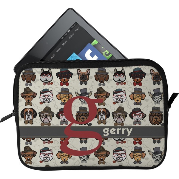 Custom Hipster Dogs Tablet Case / Sleeve - Small (Personalized)