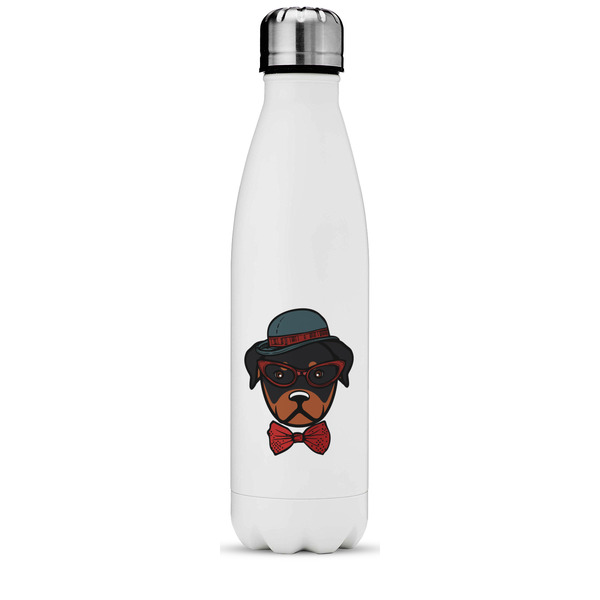 Custom Hipster Dogs Water Bottle - 17 oz. - Stainless Steel - Full Color Printing (Personalized)