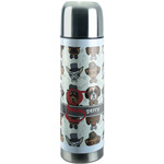 Hipster Dogs Stainless Steel Thermos (Personalized)