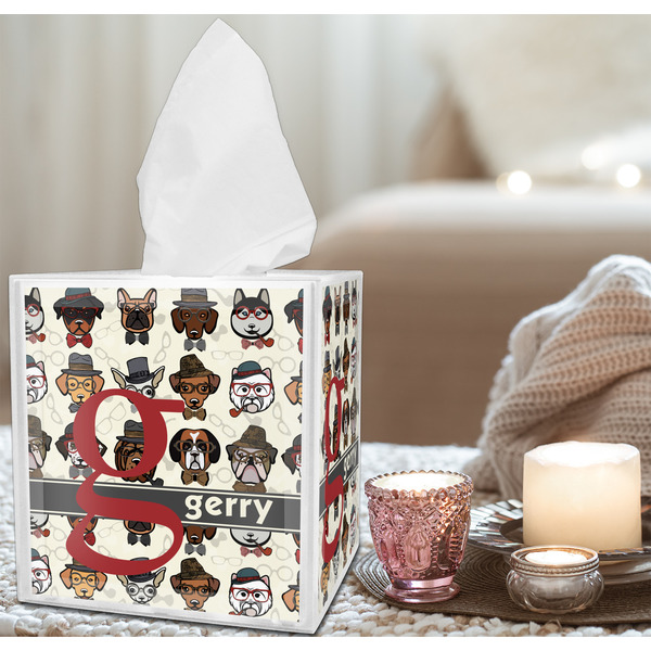 Hipster Dogs Tissue Box - LIFESTYLE