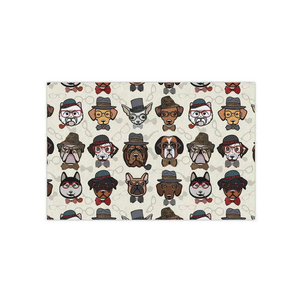 Custom Hipster Dogs Small Tissue Papers Sheets - Lightweight
