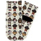 Hipster Dogs Toddler Ankle Socks - Single Pair - Front and Back