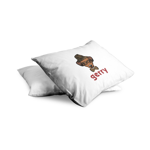 Hipster Dogs Toddler Pillow Case - TWO (partial print)