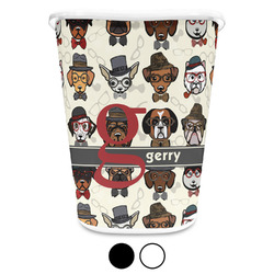 Hipster Dogs Waste Basket (Personalized)