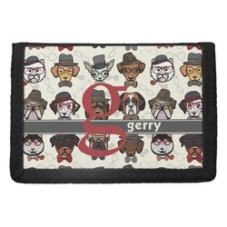 Hipster Dogs Trifold Wallet (Personalized)