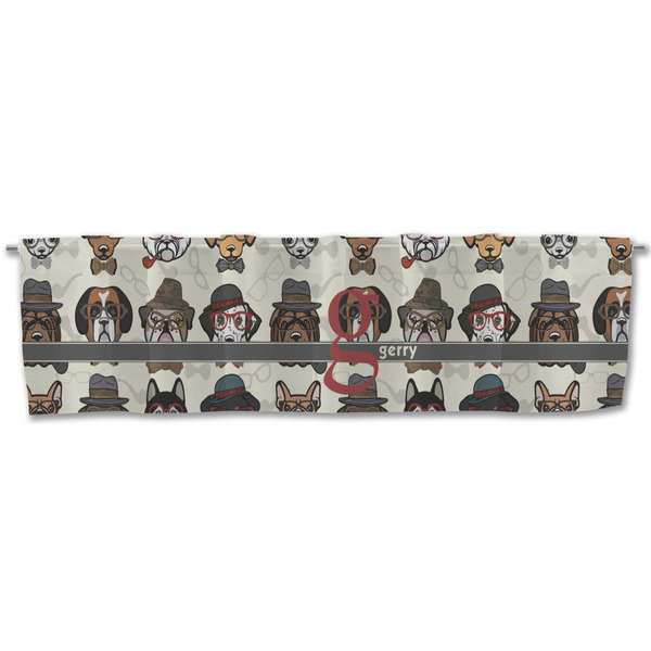 Hipster Dogs Valance - Front