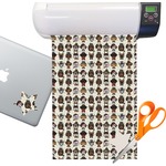 Hipster Dogs Sticker Vinyl Sheet (Permanent)