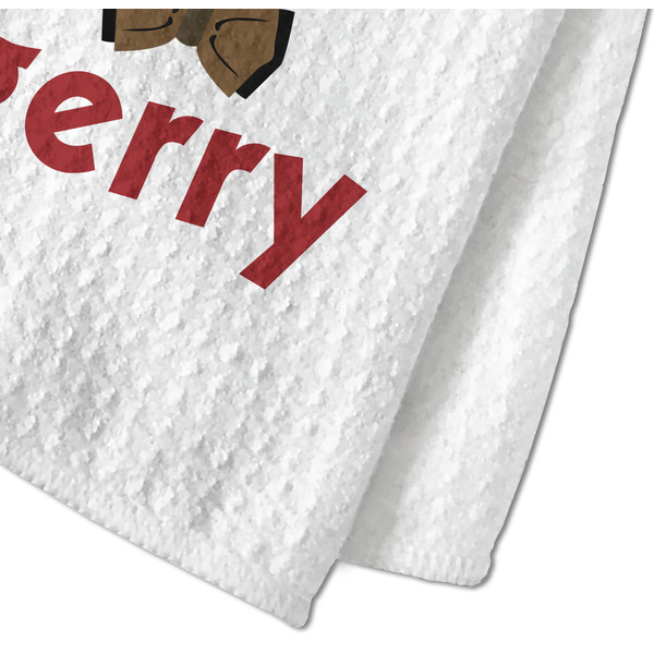 Hipster Dogs Waffle Weave Towel - Closeup of Material Image