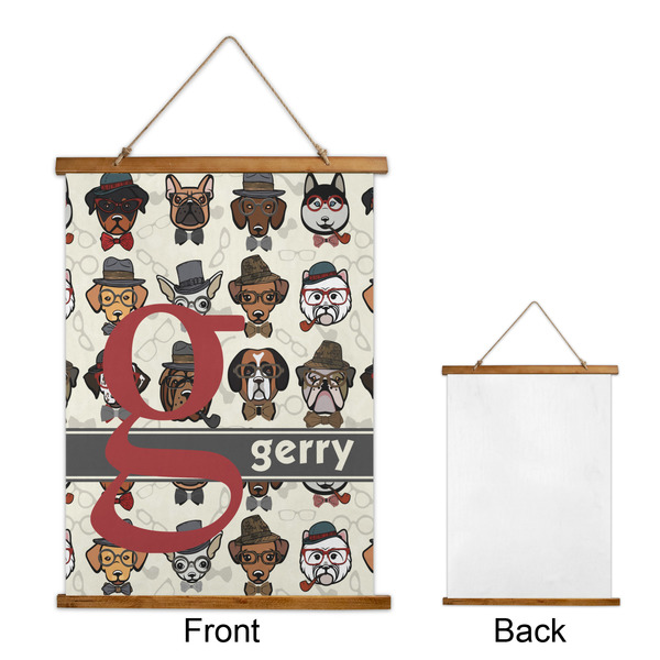 Hipster Dogs Wall Hanging Tapestry - Portrait - APPROVAL