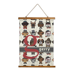 Hipster Dogs Wall Hanging Tapestry - Tall (Personalized)