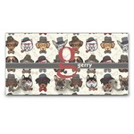 Hipster Dogs Wall Mounted Coat Rack (Personalized)