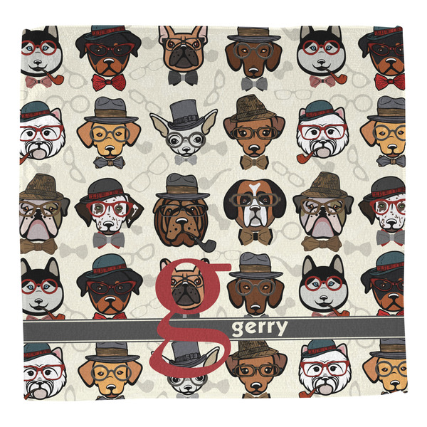 Hipster Dogs Washcloth - Front - No Soap