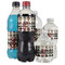 Hipster Dogs Water Bottle Label - Multiple Bottle Sizes