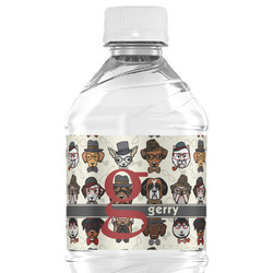 Hipster Dogs Water Bottle Labels - Custom Sized (Personalized)