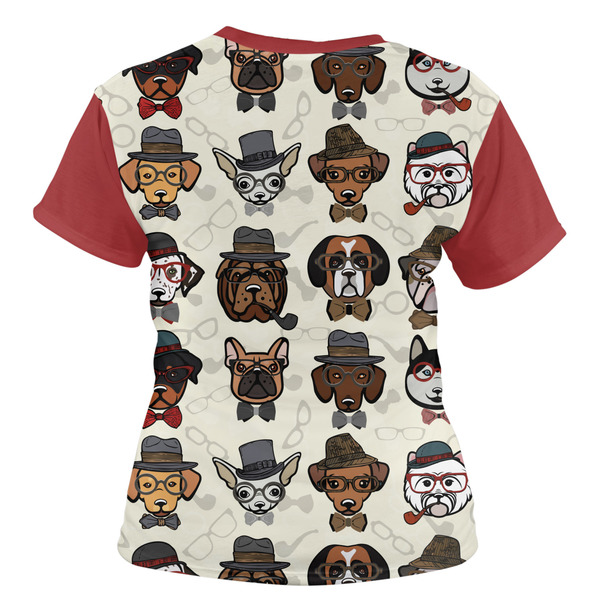 Hipster Dogs Women's T-shirt Back