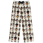 Hipster Dogs Womens Pajama Pants - XL