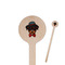 Hipster Dogs 7.5" Round Wooden Stir Sticks - Single Sided