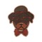 Hipster Dogs Wooden Sticker Medium Color - Main