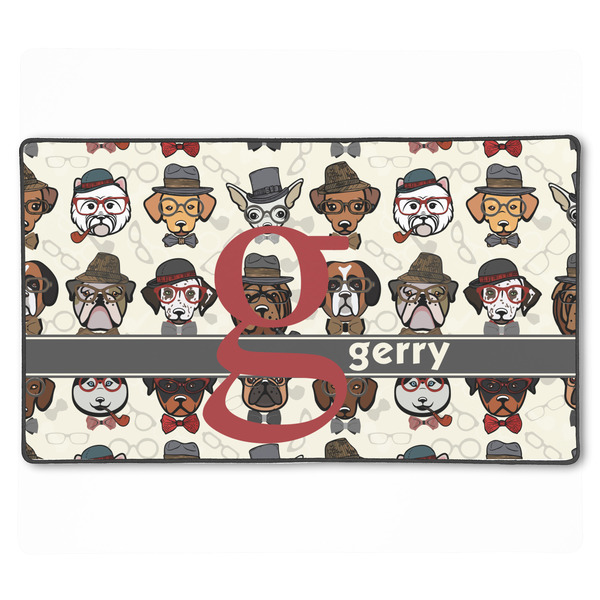 Custom Hipster Dogs XXL Gaming Mouse Pad - 24" x 14" (Personalized)