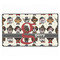 Hipster Dogs XXL Gaming Mouse Pads - 24" x 14" - FRONT