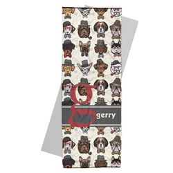 Hipster Dogs Yoga Mat Towel (Personalized)