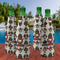 Hipster Dogs Zipper Bottle Cooler - Set of 4 - LIFESTYLE